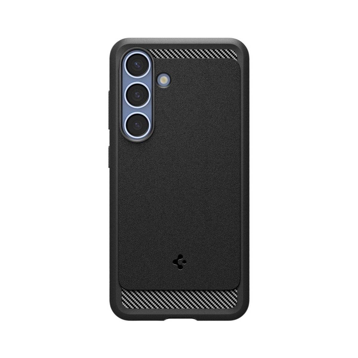 Spigen Rugged Armor mit Magnetfunktion Hülle Kompatibel mit Samsung Galaxy S25 Mattschwarz
