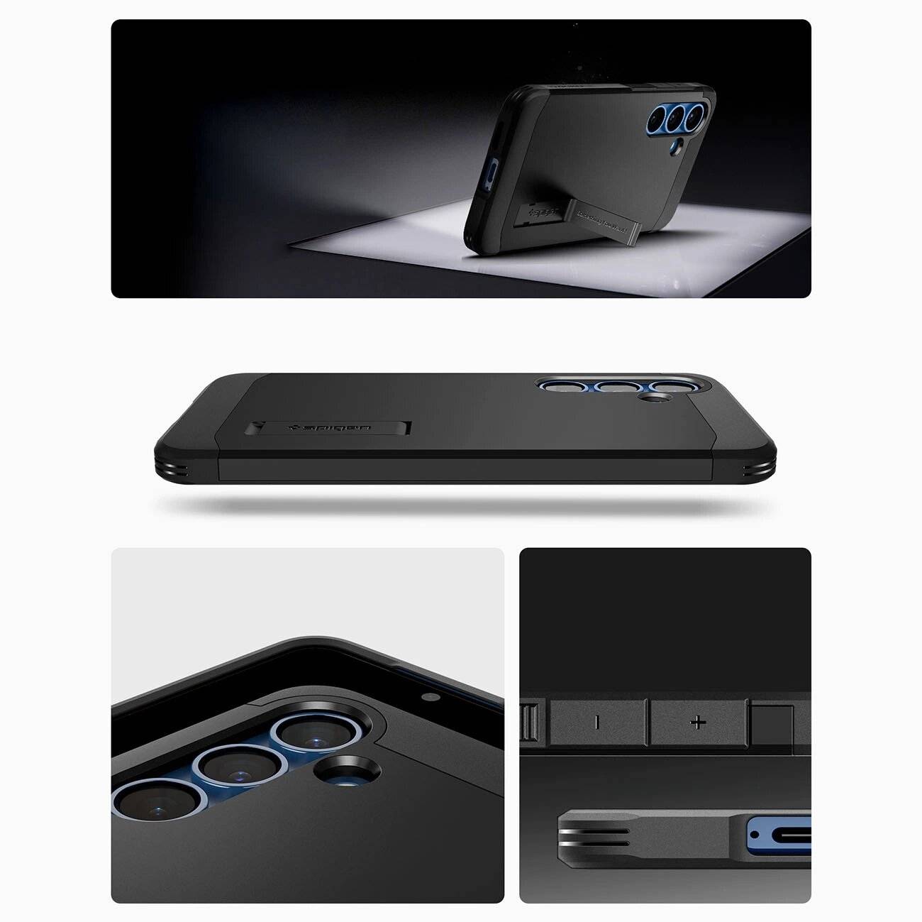 Spigen Tough Armor MagSafe Hülle Samsung Galaxy S25 – Schwarz