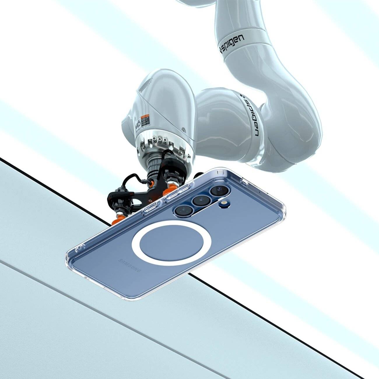 Spigen Ultra Hybrid Mag Hülle Samsung Galaxy S25 – transparent