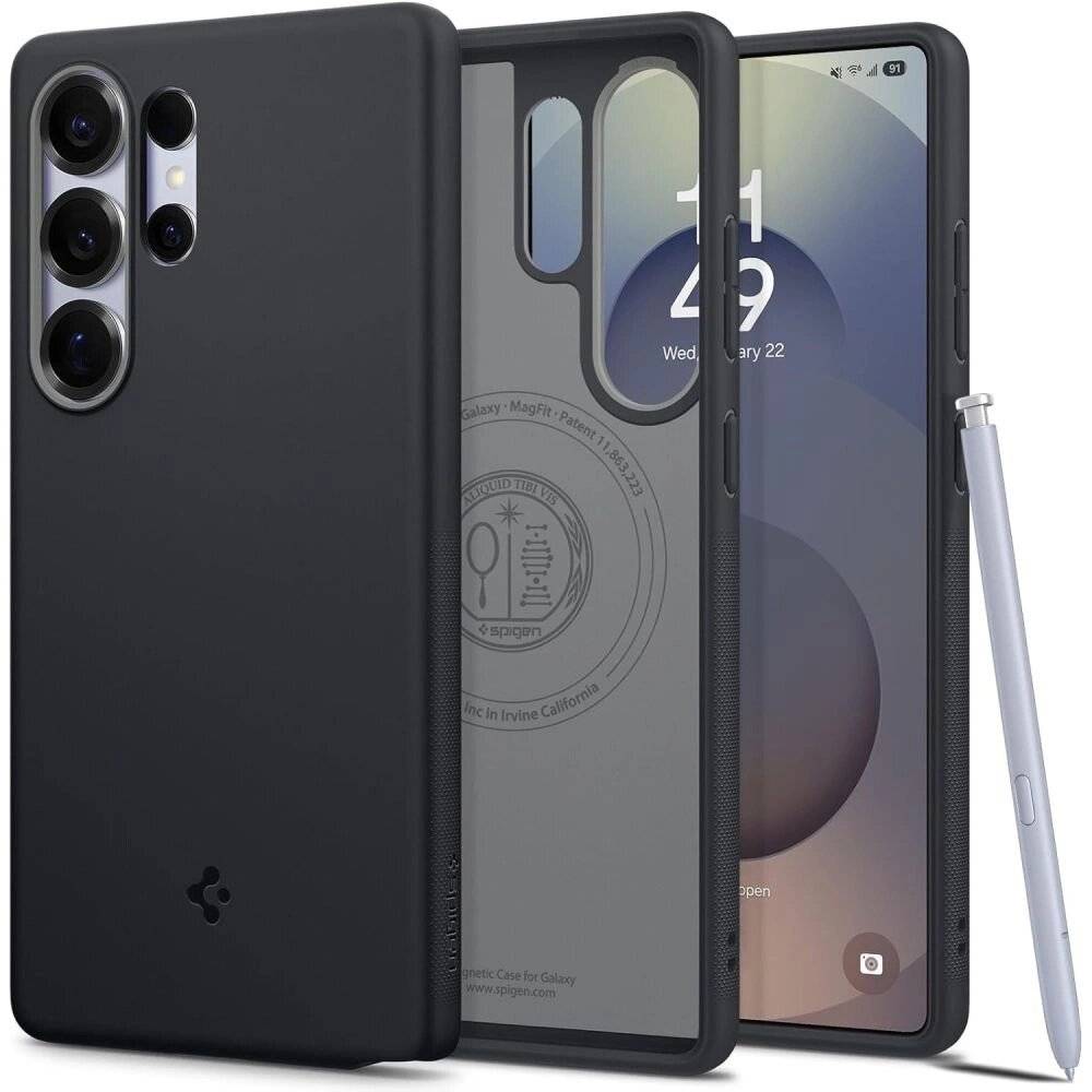 Caseology Nano Pop Hülle Samsung Galaxy S25 Ultra - Schwarz