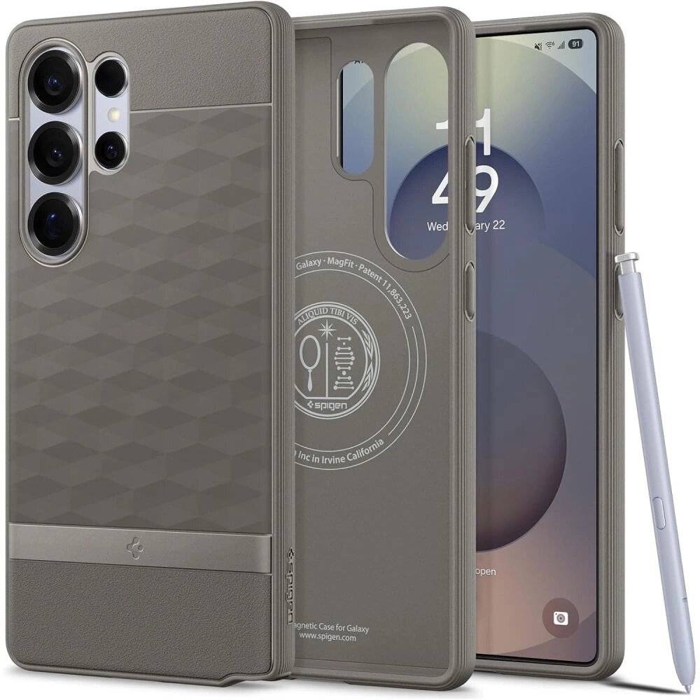 Caseology Parallax Mag MagSafe Hülle Samsung Galaxy S25 Ultra – Grau