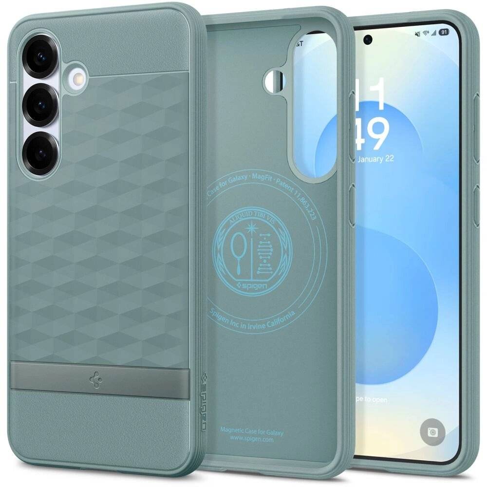 Caseology Parallax Mag MagSafe Hülle Samsung Galaxy S25+ - Grün