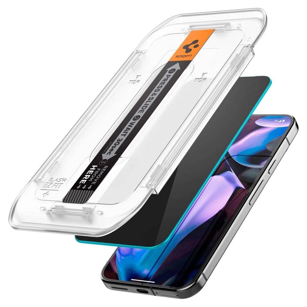 Spigen Glas.TR "Ez Fit" Privacy HD 2er-Pack Sichtschutzglas Google Pixel 9 / Pro