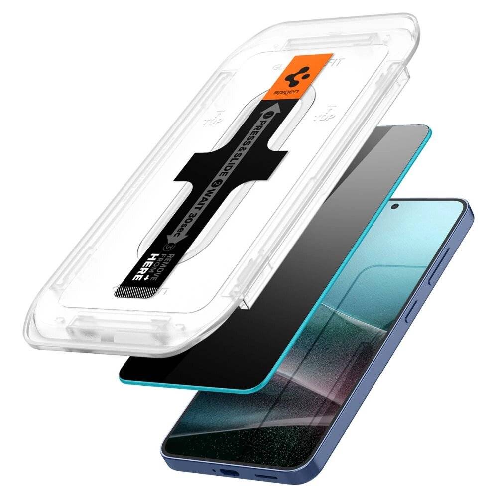 Spigen Glas.TR "Ez Fit" Privacy HD 2er-Pack Sichtschutzglas Samsung Galaxy S24+ / S25+