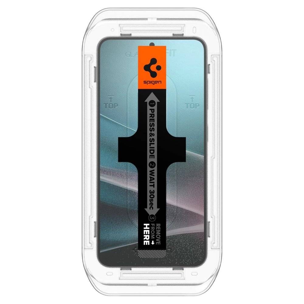 Spigen Glas.TR "Ez Fit" Privacy HD 2er-Pack Sichtschutzglas Samsung Galaxy S24 / S25