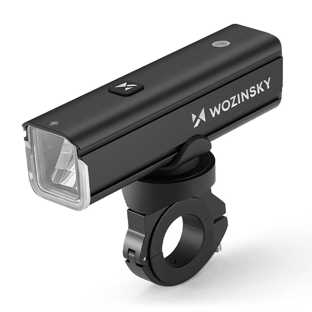 Wozinsky WSBLB3 Fahrradlicht-Set vorne 1000 lm hinten, USB-C, Schwarz