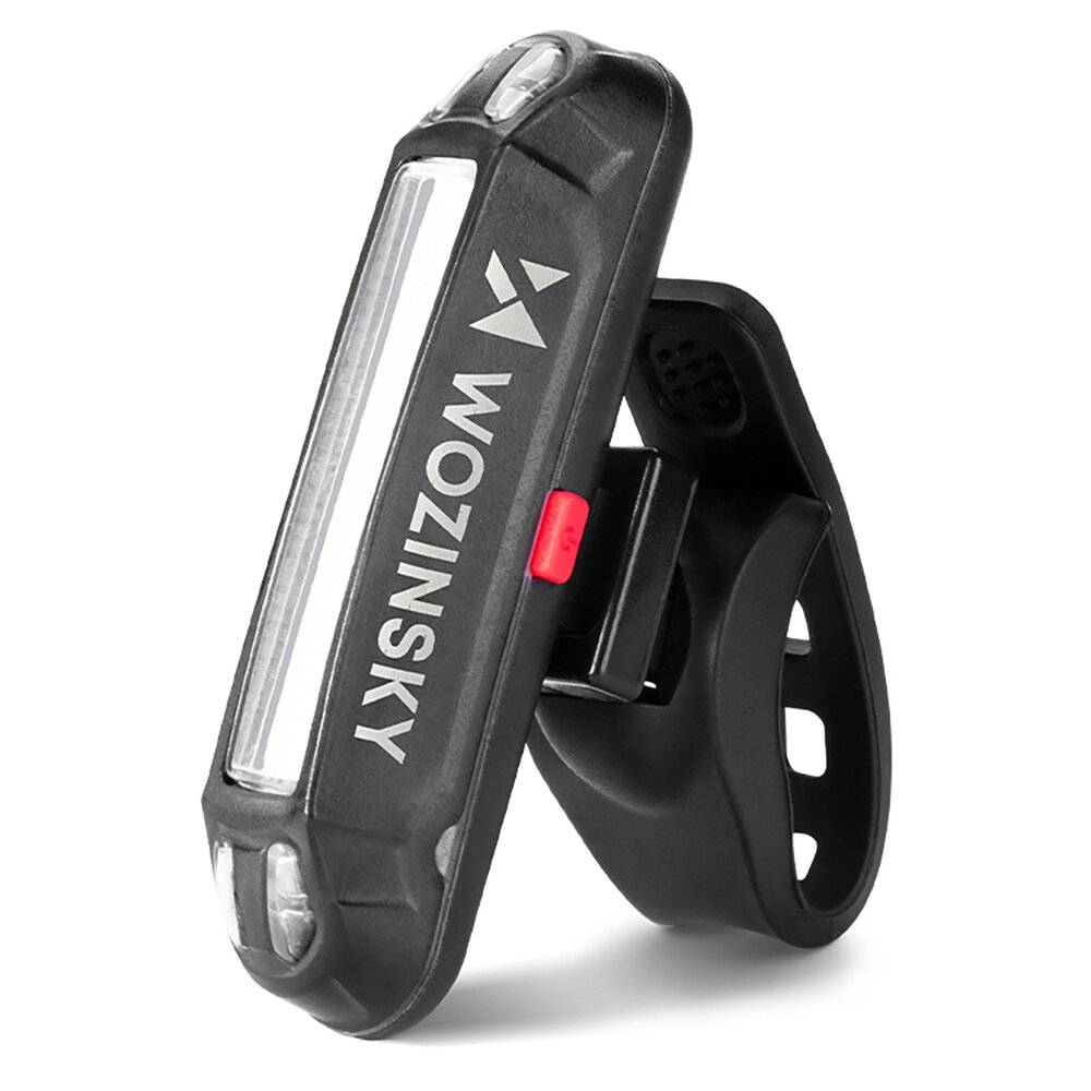 Wozinsky WSBLB2 USB-C Fahrradlicht-Set vorne 400 lm hinten, Schwarz