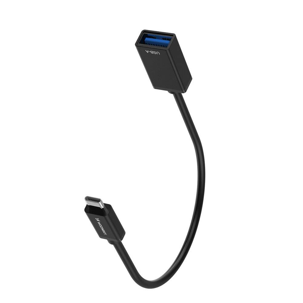Wozinsky WOTGY1S USB-C 3.0 männlich - USB-A weiblich OTG Adapter Schwarz