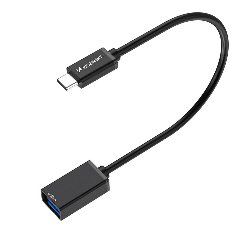 Wozinsky WOTGY1S USB-C 3.0 männlich - USB-A weiblich OTG Adapter Schwarz