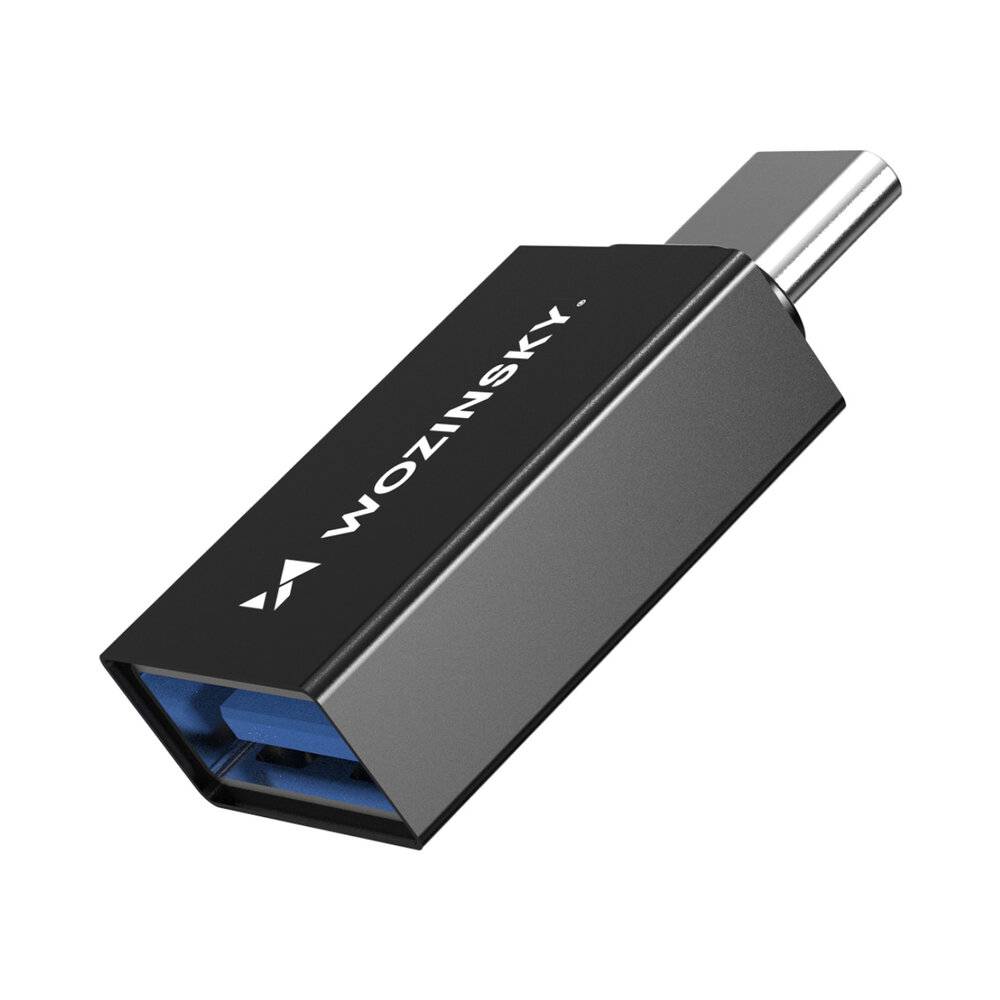 Wozinsky W10GY1S USB-C - USB-A 3.2 10Gb/s Adapter Schwarz