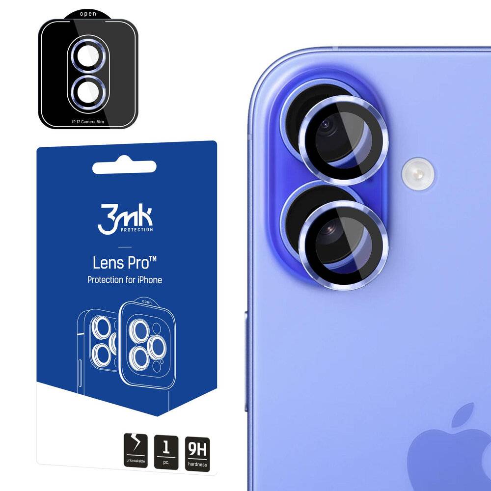 3mk Lens Protection Pro Schutzglas iPhone 17 - Blau