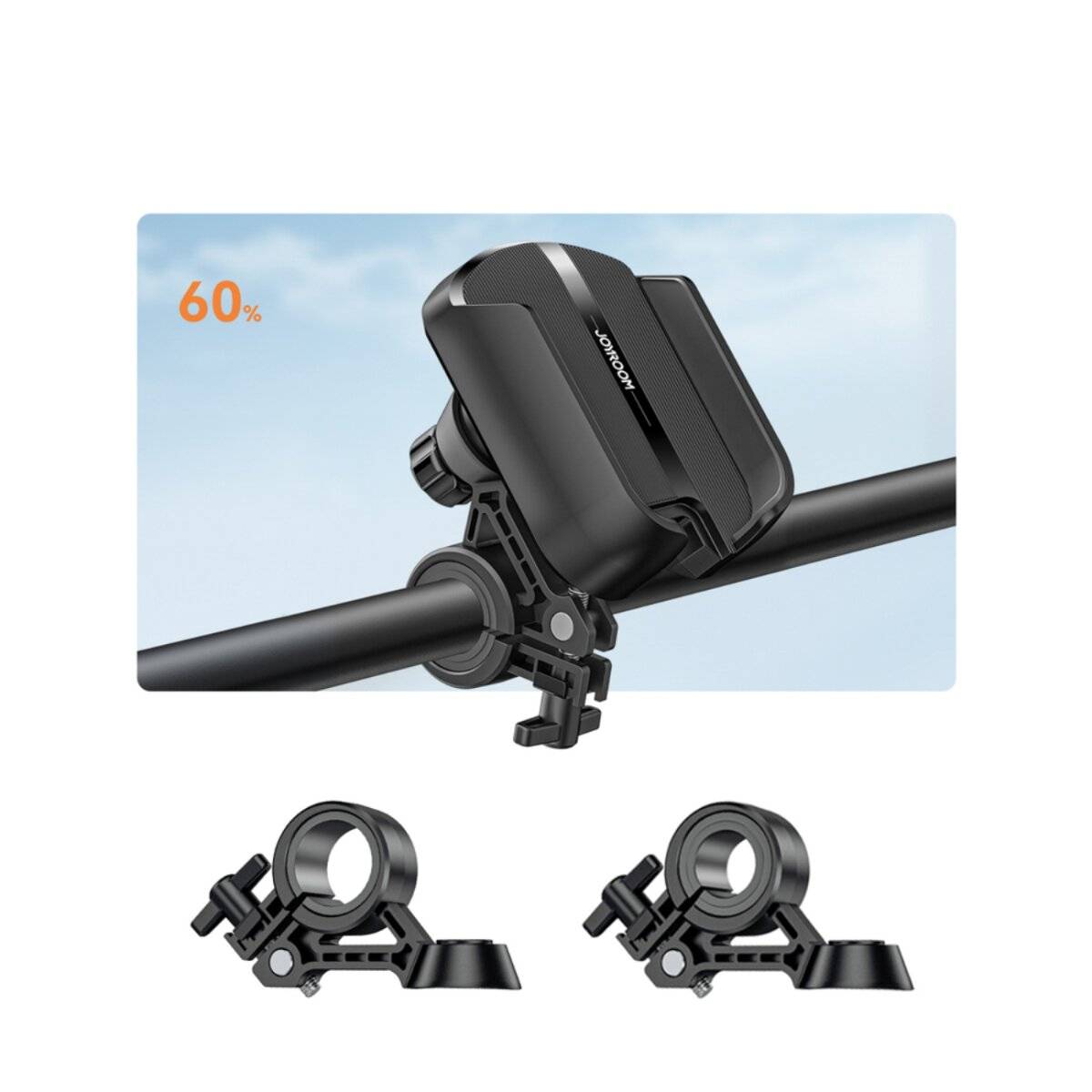 Joyroom JR-ZS431 Handyhalterung Fahrrad, Motorrad, Roller - schwarz