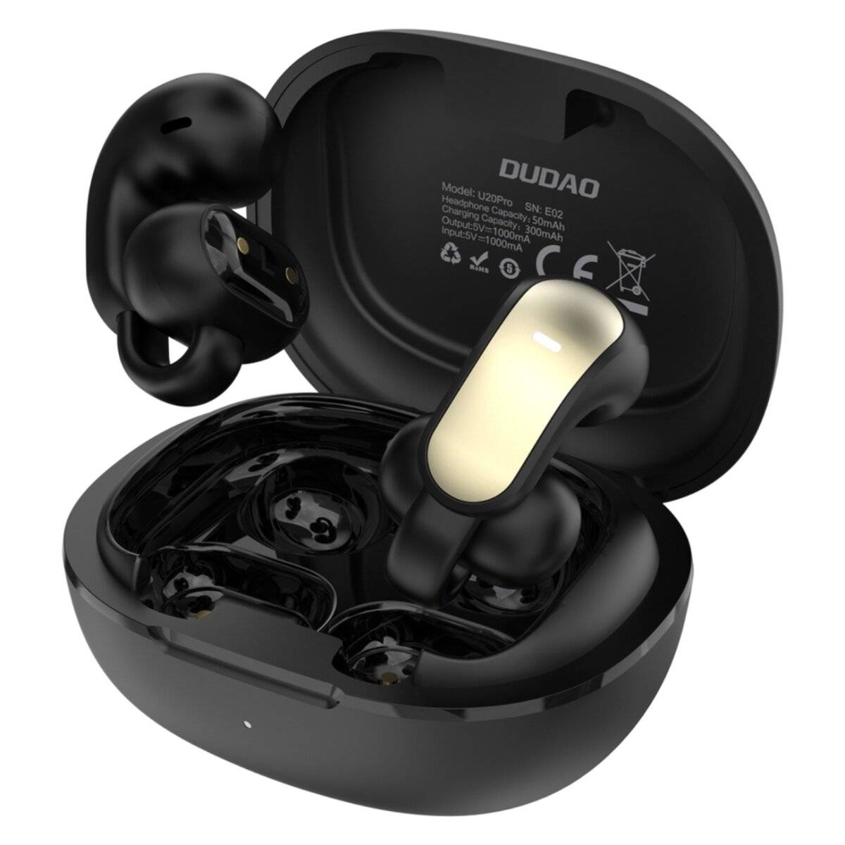Dudao U20 Pro TWS Bluetooth-Kopfhörer, kabellos – Schwarz