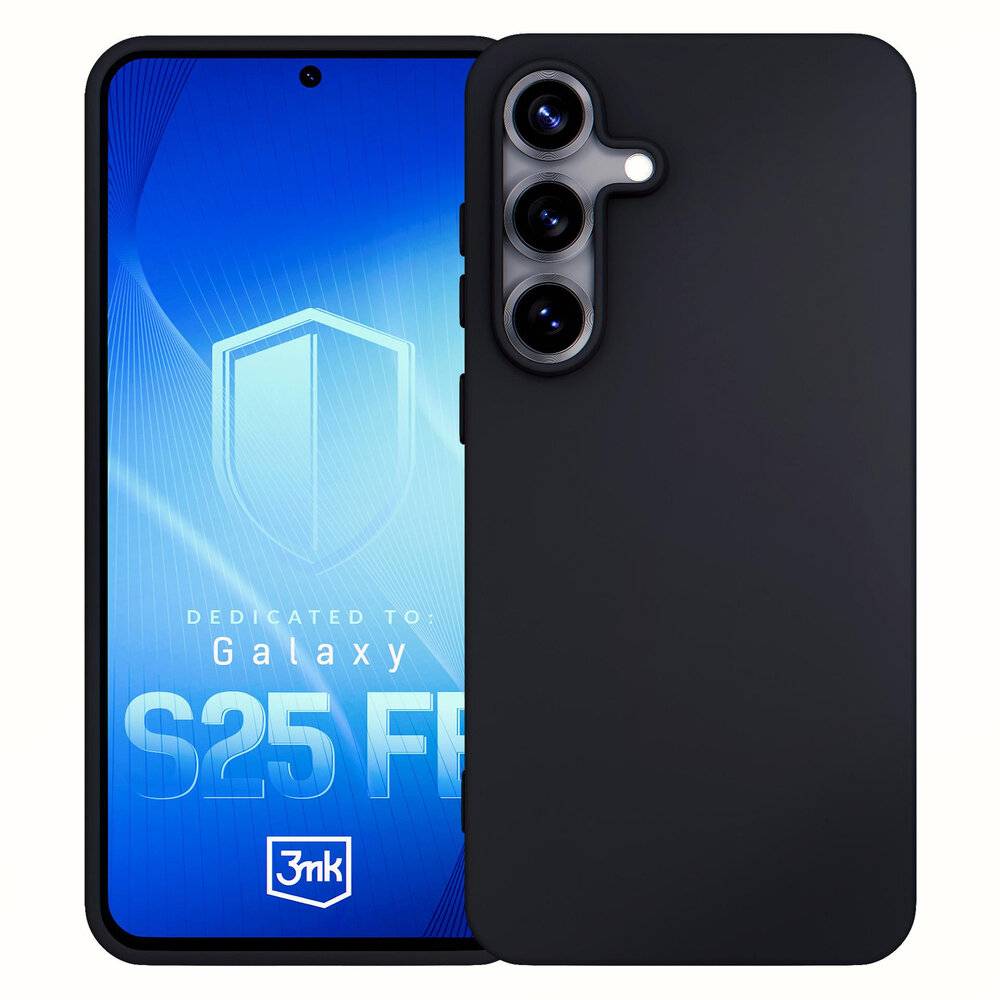 3mk Matt Case Samsung Galaxy S25 FE - Mattschwarz