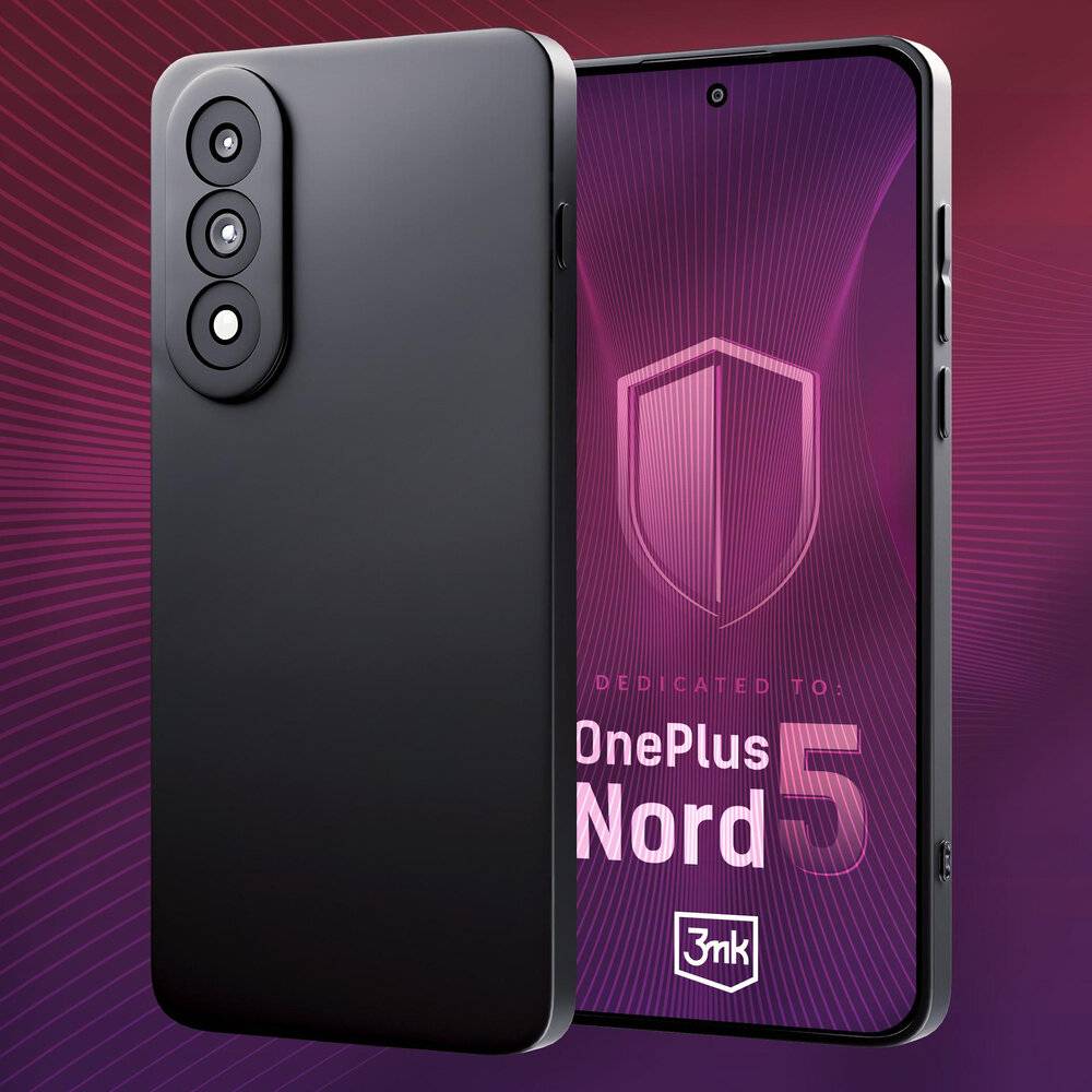 3mk Matt Case OnePlus Nord 5 – Mattschwarz