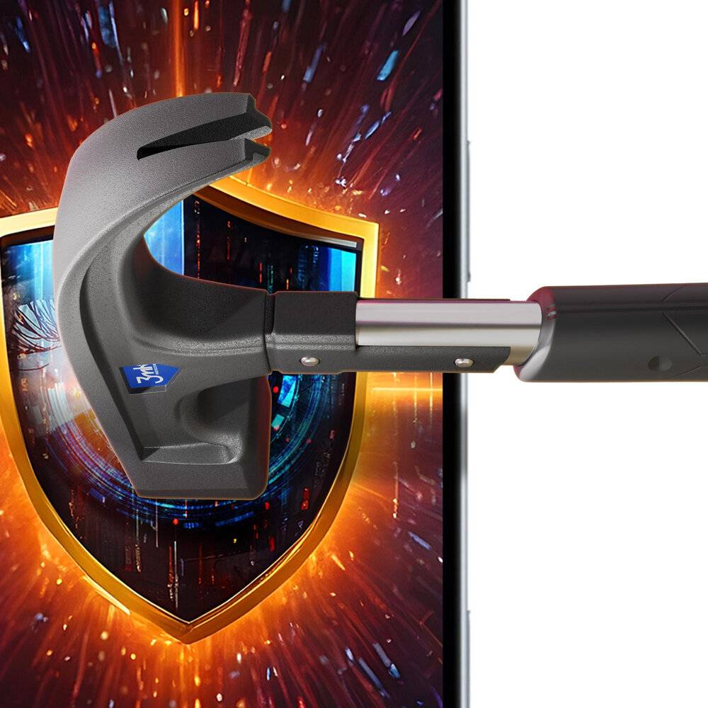 Ein Vorhängeschloss, das mit einem Smartphone verflochten ist, auf dem digitale Grafiken angezeigt werden, symbolisiert Datensicherheit und Schutz in einer digitalen Umgebung.