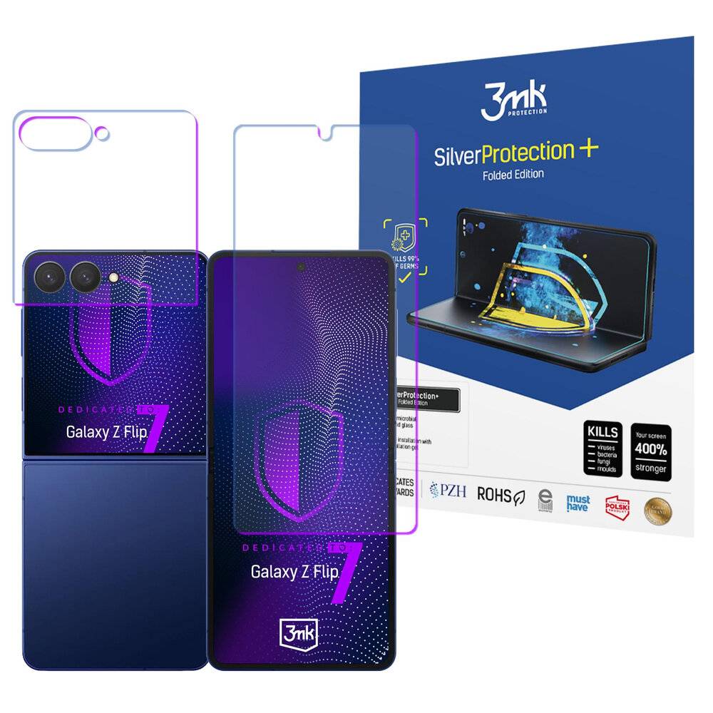 3mk SilverProtection+ Folded Edition Schutzfolie Samsung Galaxy Z Flip 7