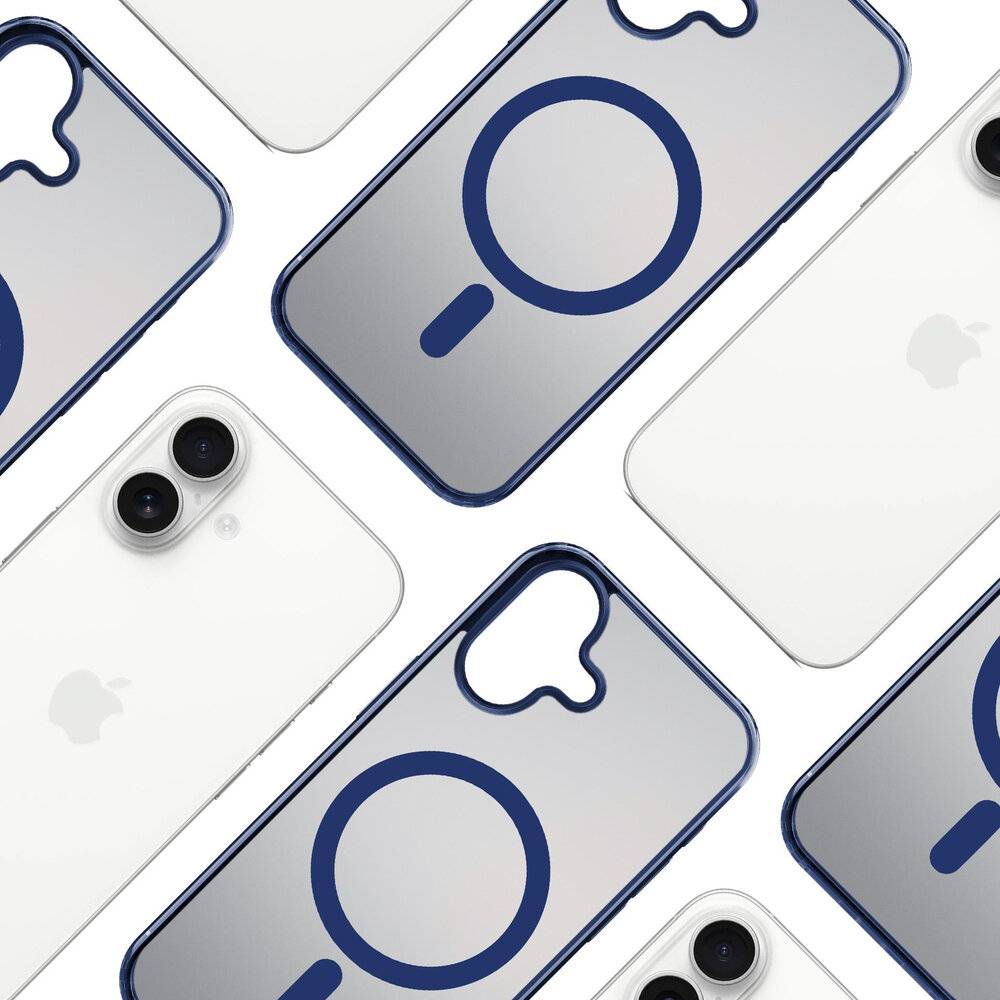 3mk EverClear MagCase' Verpackung für iPhone 13/14 mit einem transparenten, langlebigen Gehäuse mit MagSafe-Kompatibilität, das militärischen Schutz hervorhebt.