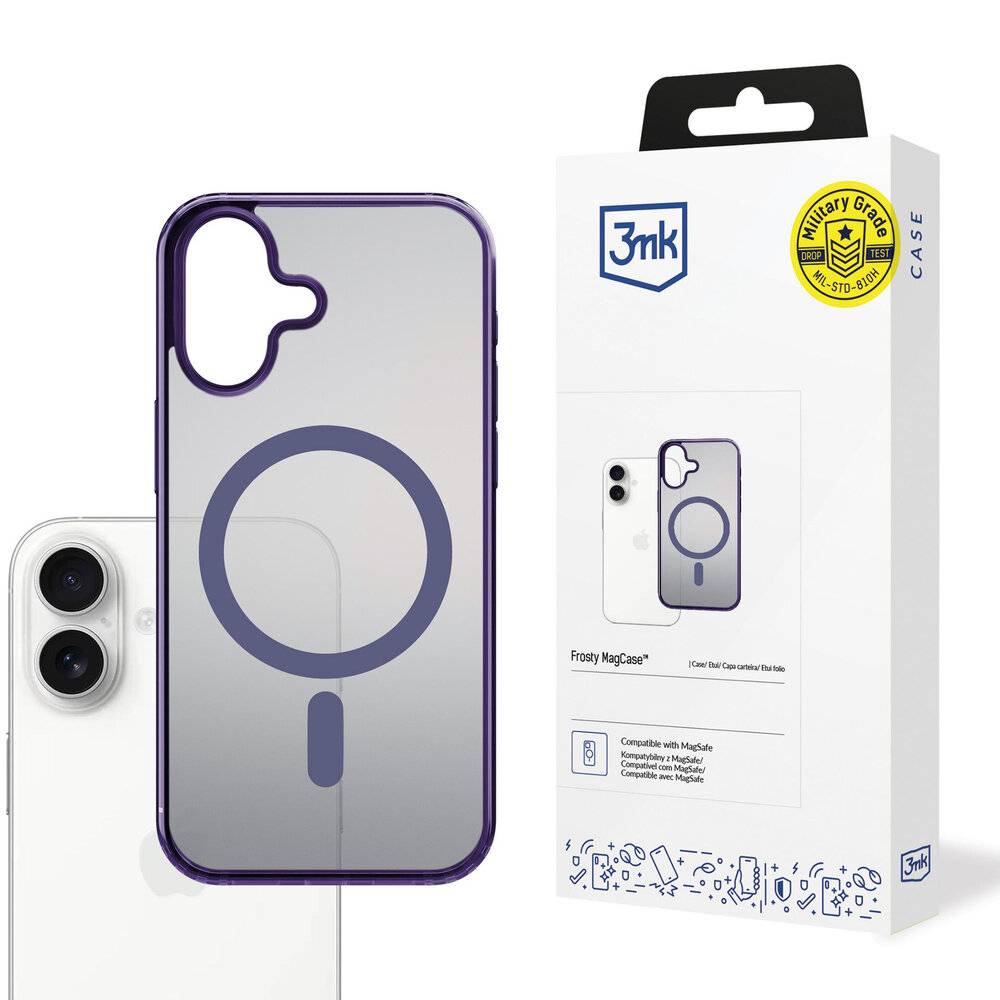 3mk Frosty MagCase iPhone 17 - lila