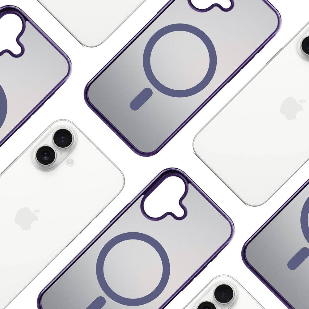 Ein silbernes Smartphone neben einer weißen Schutzhülle, das die Triple-Linsen-Kamera des Telefons und das schlanke Design präsentiert.