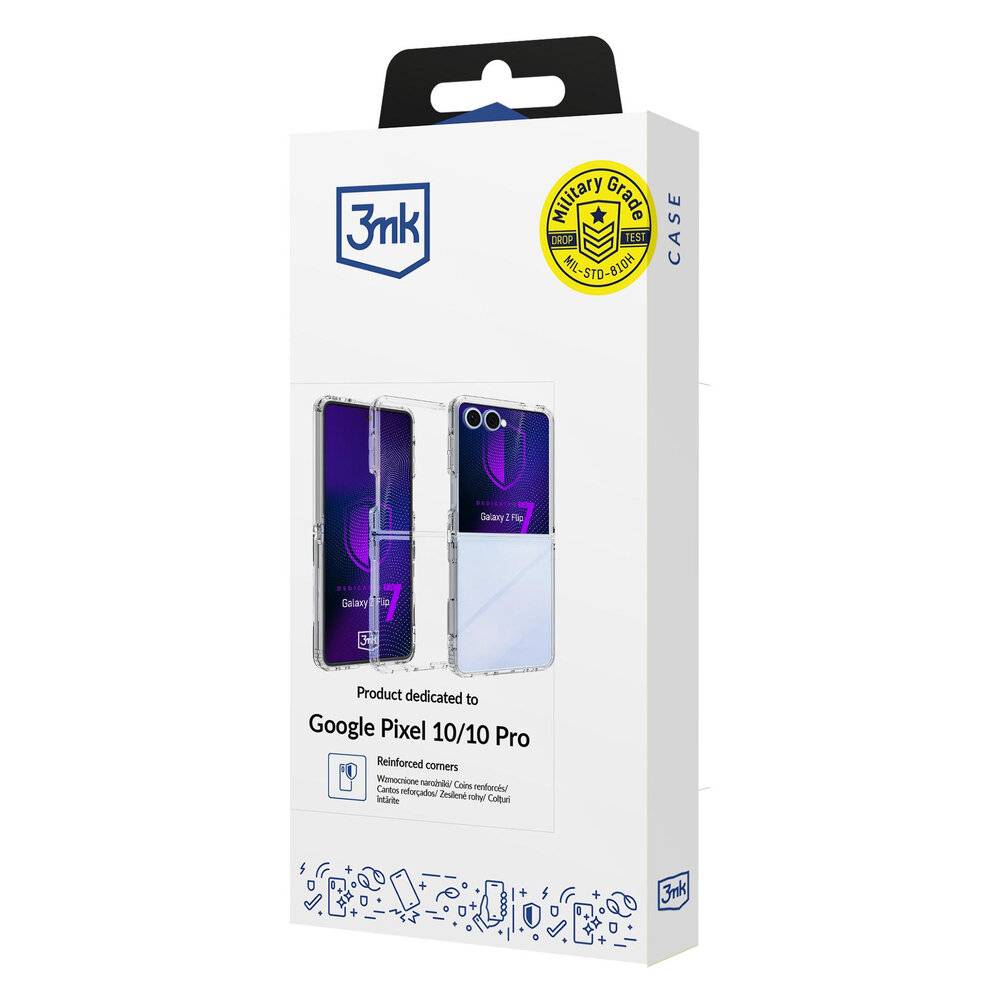 3mk Armor Case Samsung Galaxy Z Flip 7 - Transparent