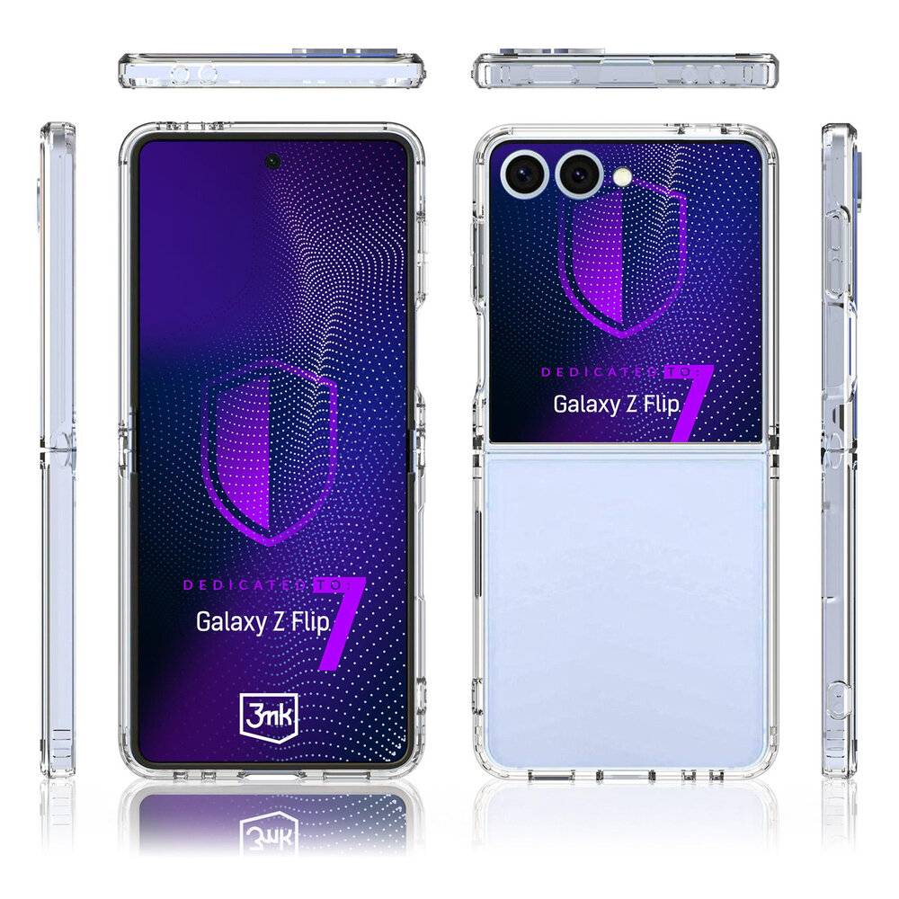 3mk Armor Case Samsung Galaxy Z Flip 7 - Transparent