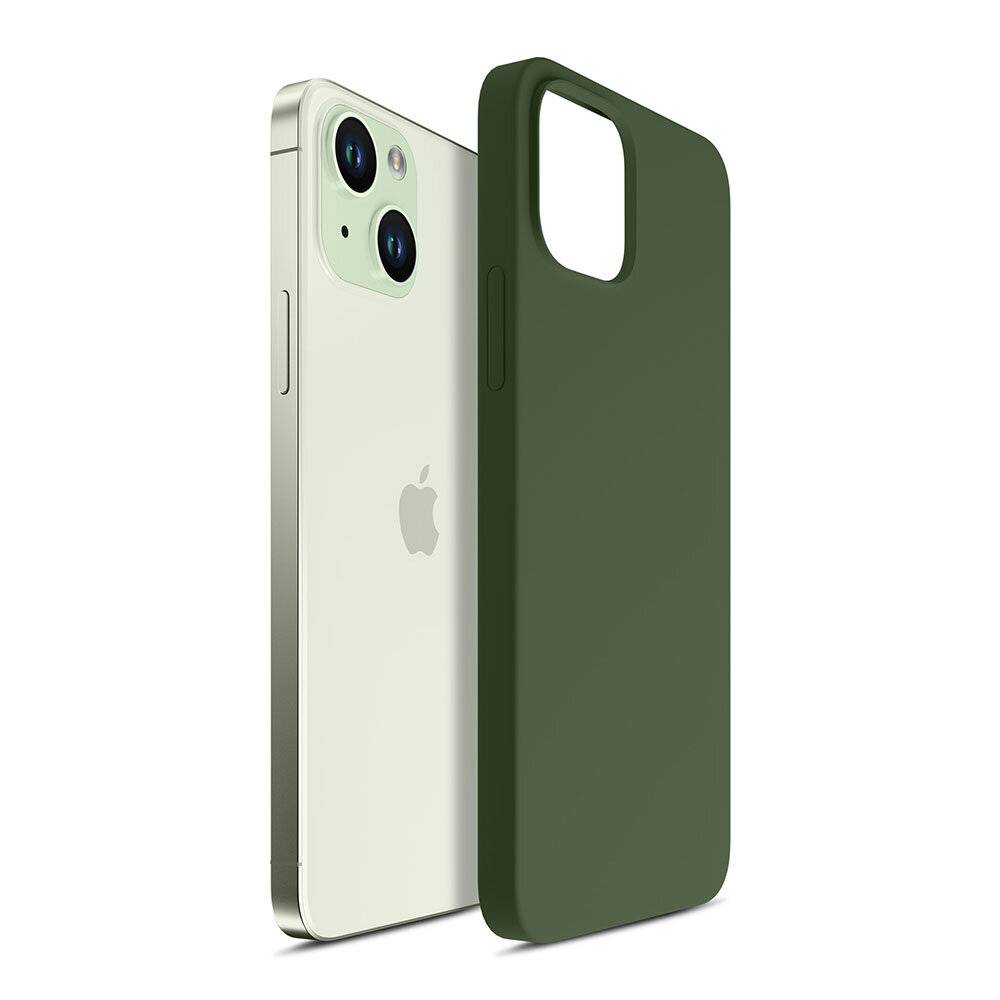 3mk Hardy Silicone MagCase iPhone 15 Plus - grün