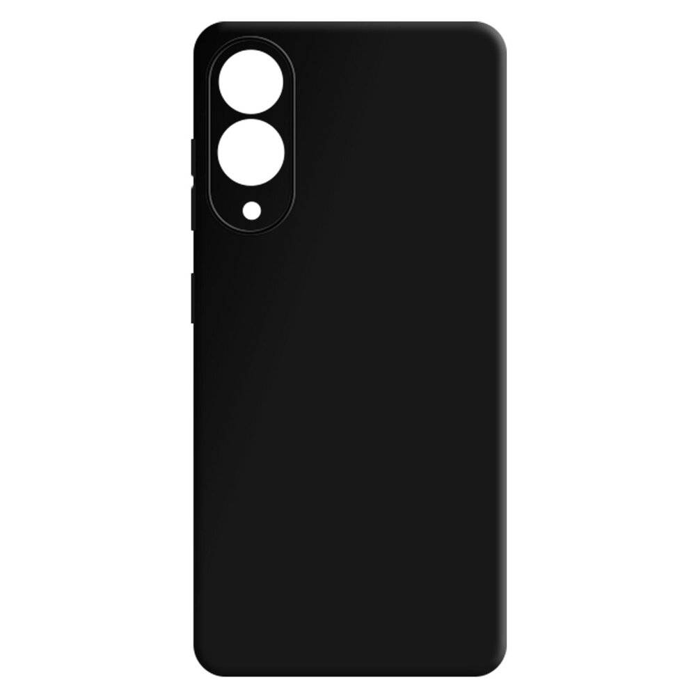 Ein schwarzes Smartphone-Case mit zwei Kameraausschnitten in der oberen linken Ecke. Geeignet für Telefone mit zwei Rückkameras.