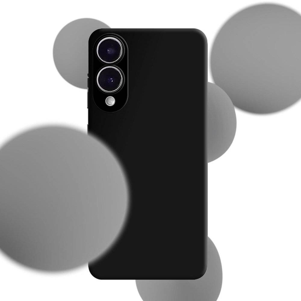 3mk Hardy Silicone MagCase Samsung Galaxy S25 Edge - Schwarz