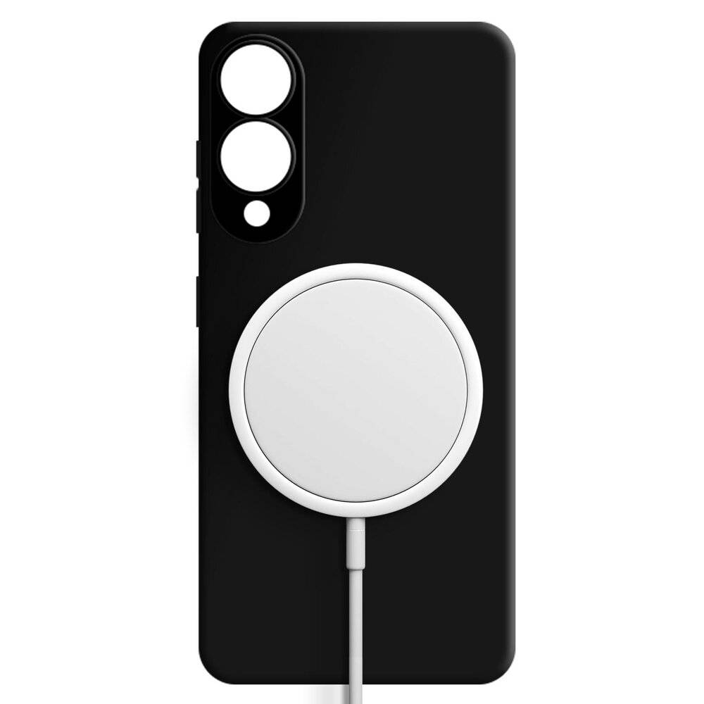 3mk Hardy Silicone MagCase Samsung Galaxy S25 Edge - Schwarz