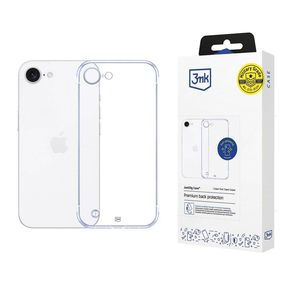 3mk Just20g Clear Case Apple iPhone 16E