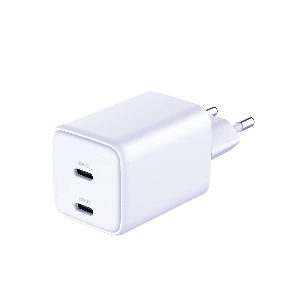 3mk Hyper Charger PD 45W QC4+ PPS 2C Super-Fast Charge 2.0 Wandladegerät - Weiß