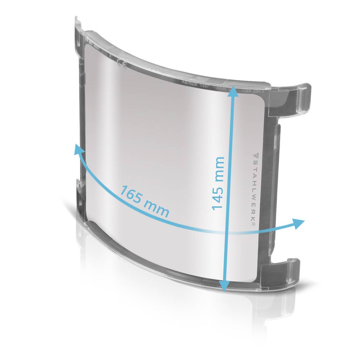 STAHLWERK Schweißhelm Ersatzscheiben 6er Set Ersatzgläser innen außen für TITAN