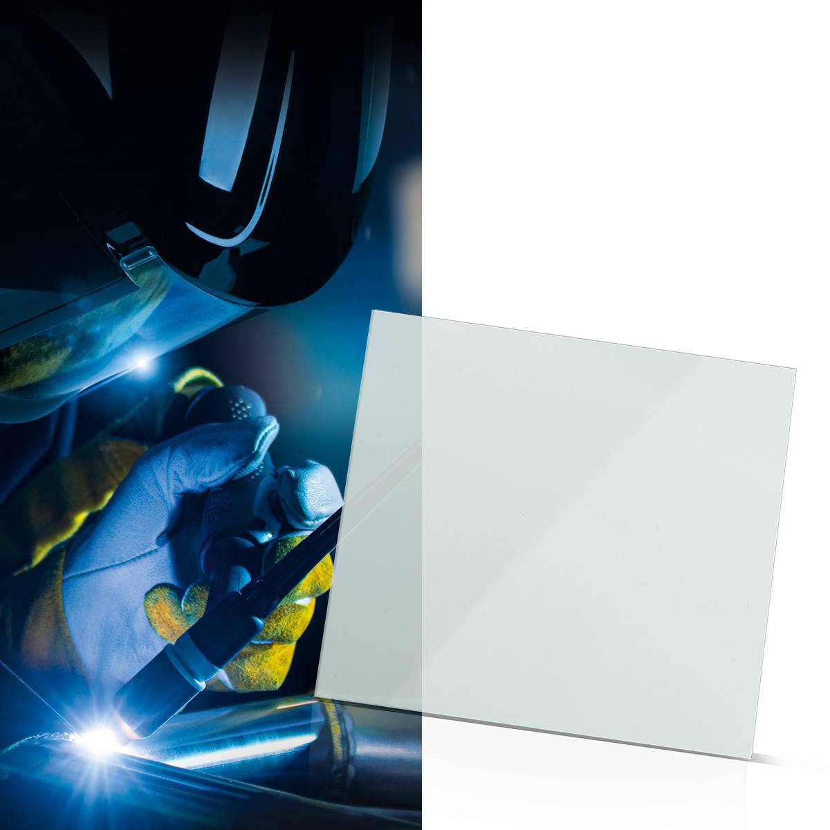 STAHLWERK Schweißhelm Ersatzscheiben 6er Set Ersatzgläser innen außen für TITAN