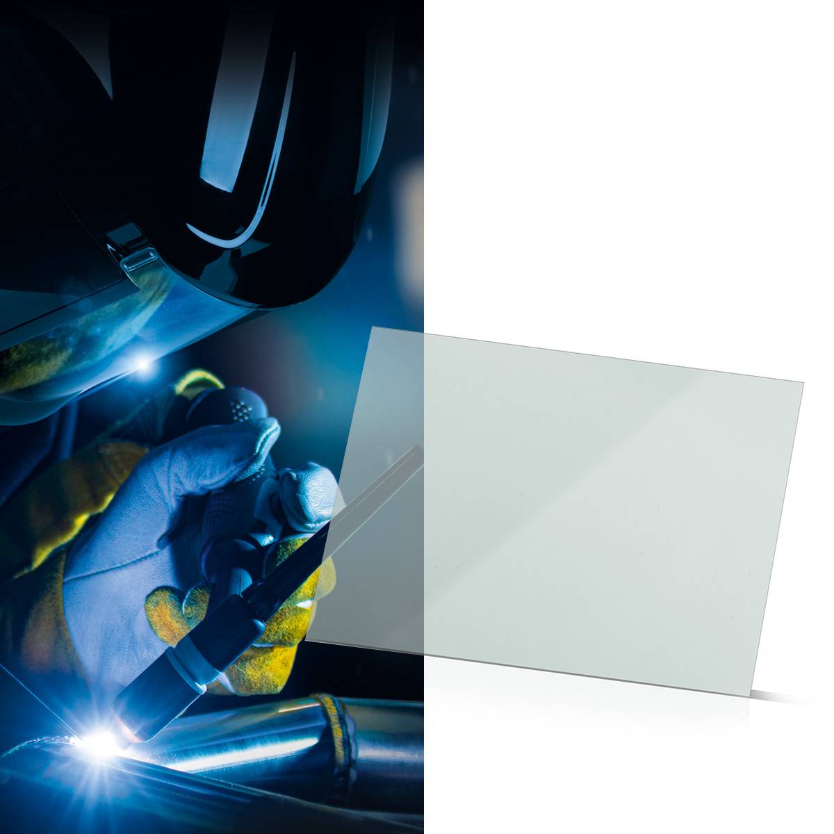 STAHLWERK Schweißhelm Ersatzscheiben 6er Set Ersatzgläser Innen außen für SPLIT