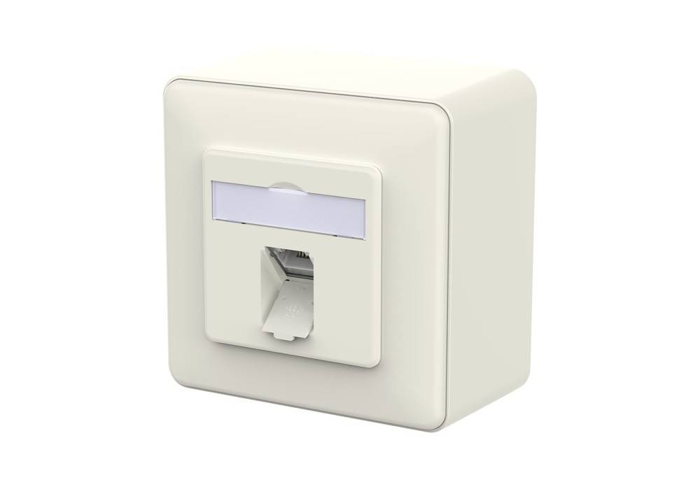 Metz Connect RJ45 Anschlussdose LSA++ 130E370002-I