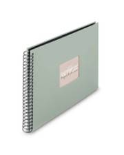 Hama Spiral-Album Fine Art 50 schwarze Seiten Salbei Bürokleinmaterial