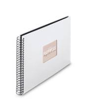 Hama Spiral-Album Fine Art 50 schwarze Seiten Weiß Bürokleinmaterial