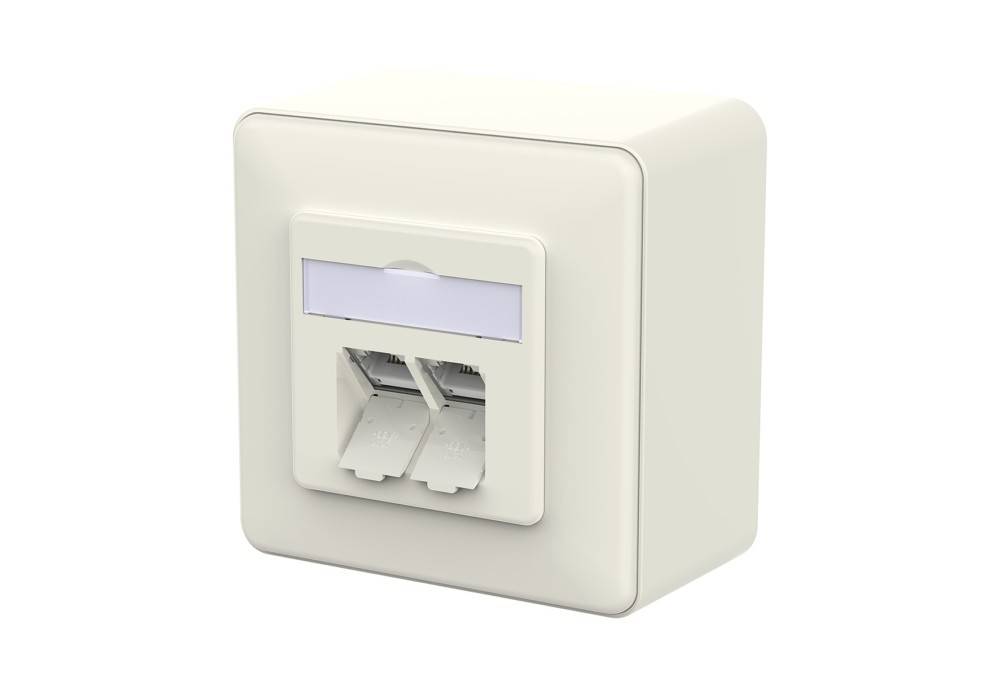 Metz Connect RJ45 Anschlussdose LSA++ 130E380002-I