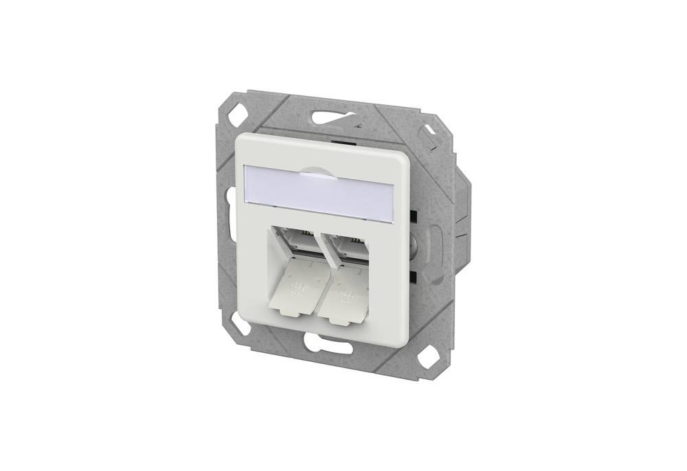 Metz Connect RJ45 Anschlussdose LSA++ 130E381127-I