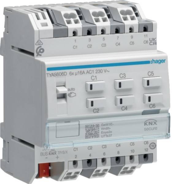 Hager Schalt-/Jal.akt. TYAS606D