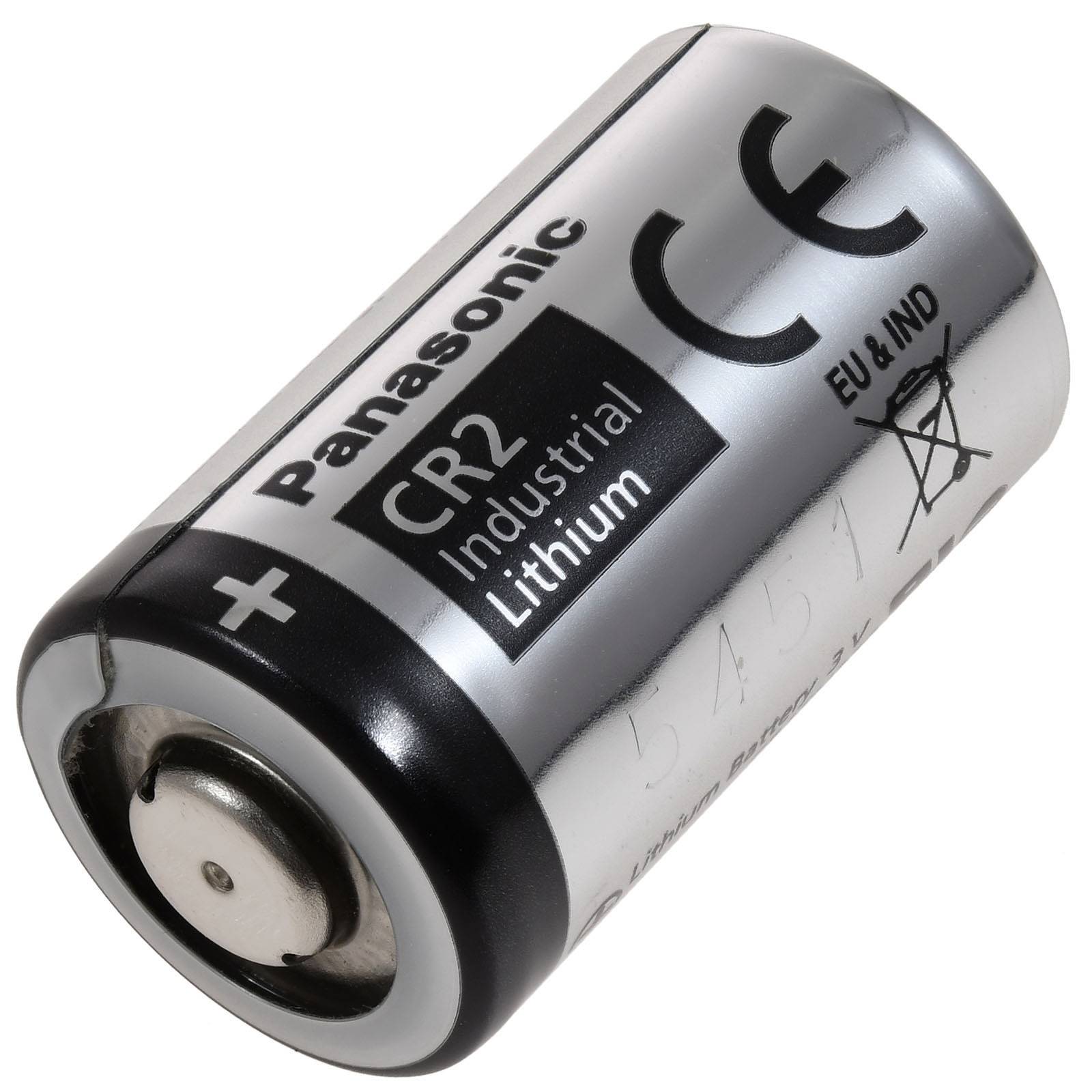 Panasonic CR2 Industrial Photobatterie 3V Lithium, 3V, Lithium