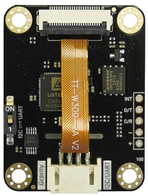 DFRobot Gravity Offline Edge AI Gesture Face Detection Sensor, 5 Gesten, 10 Gesichter, 3 m, 3,3-5 V