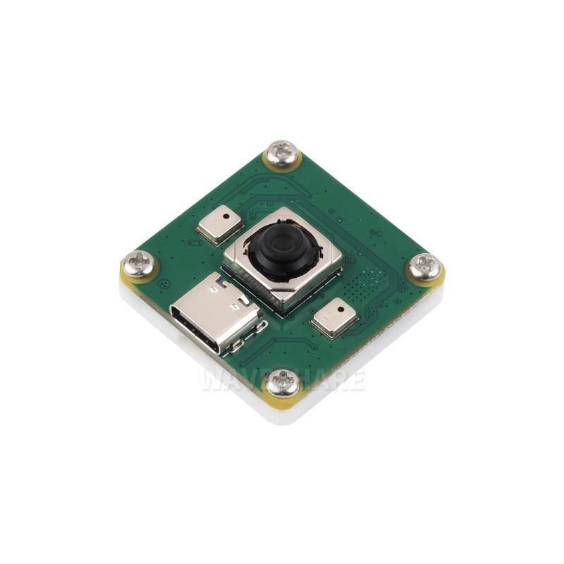 Waveshare IMX378 12MP USB Camera A, Autofokus, Dual-Mikrofone, 3840x3032, 30FPS, USB-C, 5V