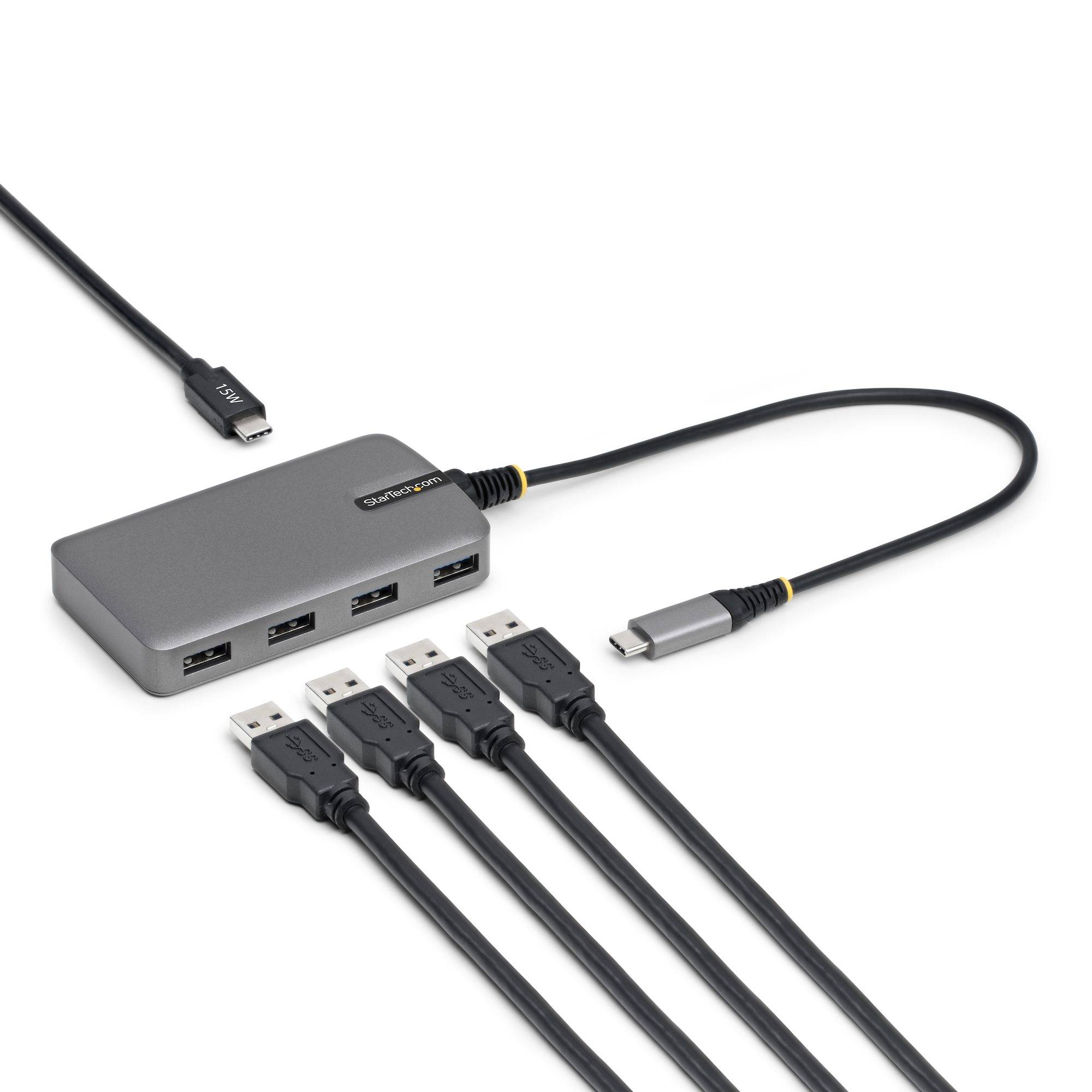 StarTech.com Hub - 4 x USB 3.2 Gen 1 + 1 x