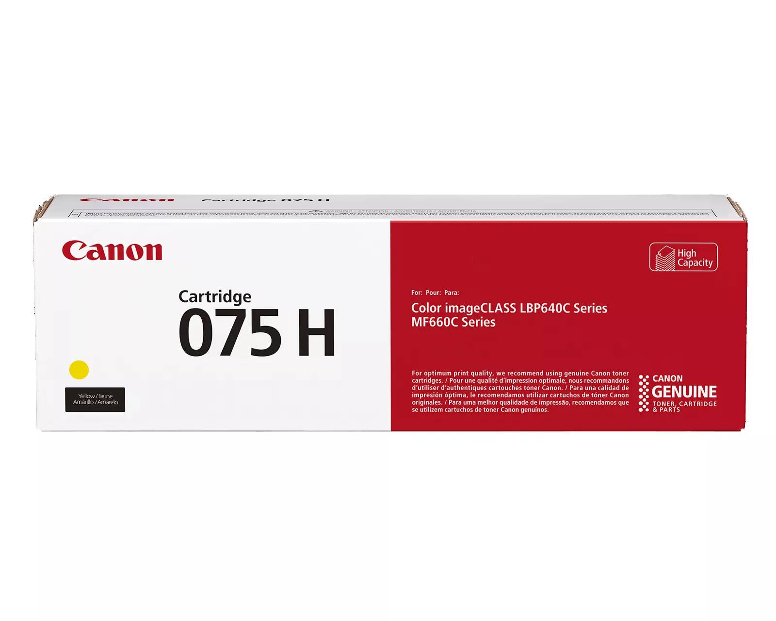Canon 075 H - Mit hoher Kapazität - Gelb - original