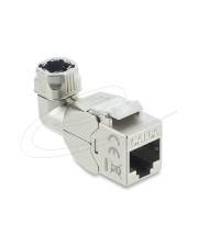 Delock Keystone Modul RJ45 Bu -> LSA Cat.6A 90° werkzeugfrei