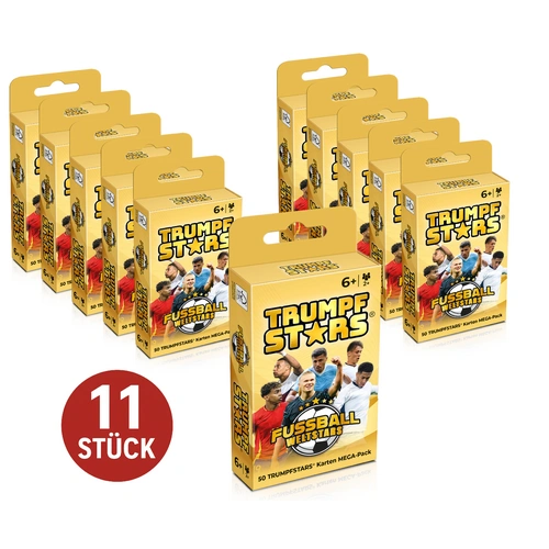 Gomazing - Kartenspiel - Trumpfstars: Fussball Weltstars (Multipack mit 11 Spielen) Gomazing - Kartenspiel - Trumpfstars: Fussball Weltstars (Multipack mit 11 Spielen)