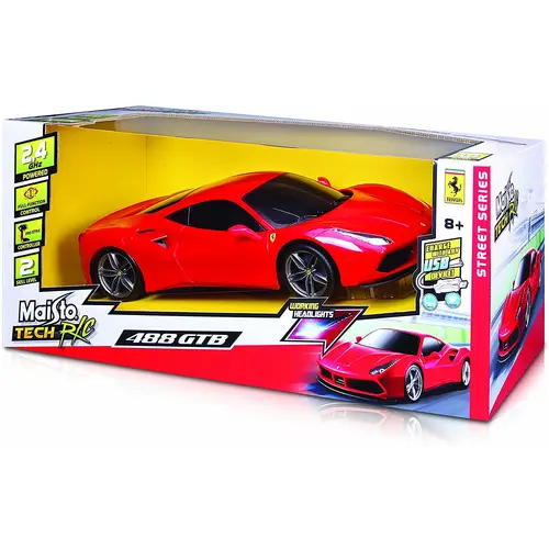 Maisto Tech 582133 - Ferngesteuertes Auto - Ferrari 488 GTB (rot, 56cm) Maisto Tech 582133 - Ferngesteuertes Auto - Ferrari 488 GTB (rot, 56cm)