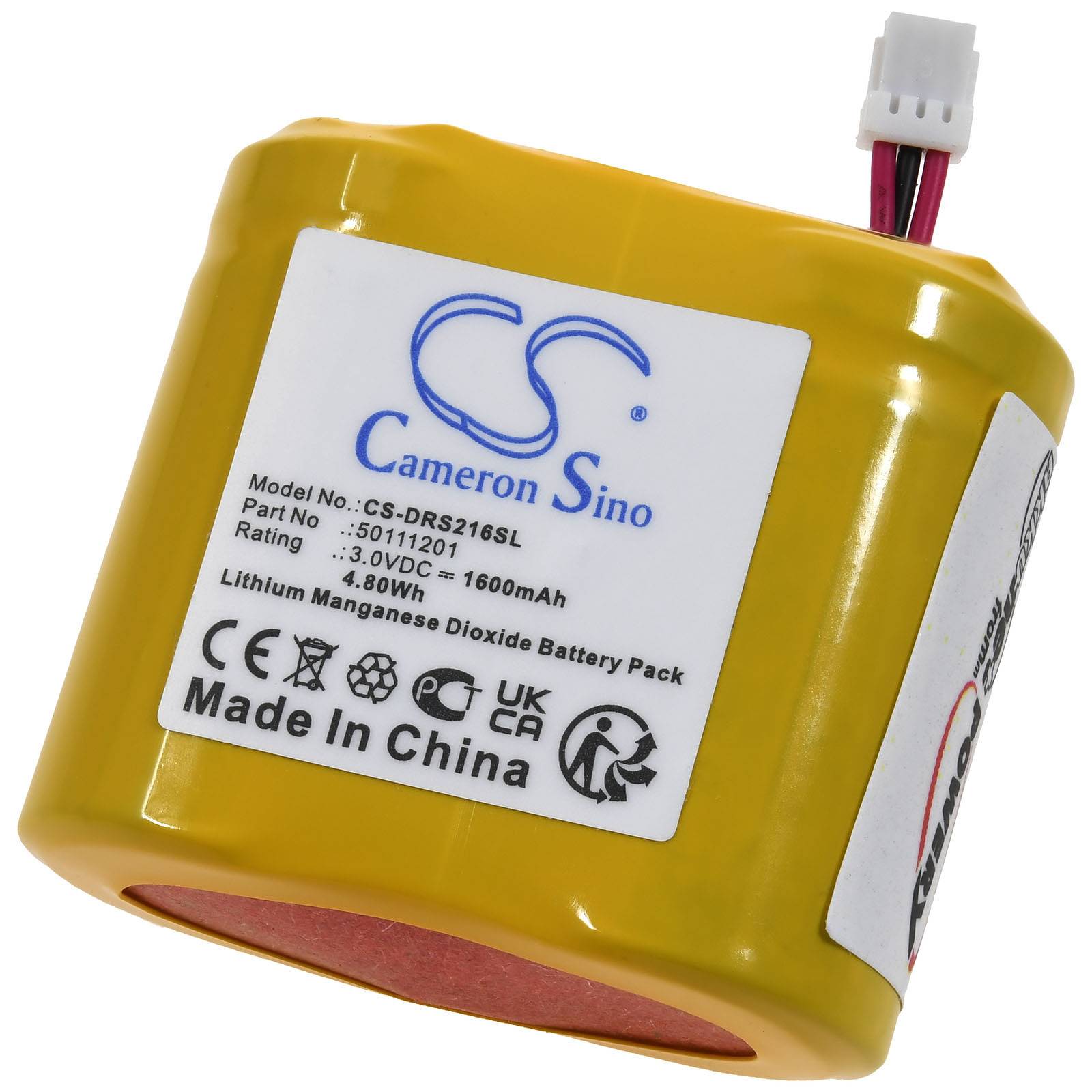 Powery Batterie für Dorma ELS Guardian Türschloss, 3V, Lithium-Mangandioxid